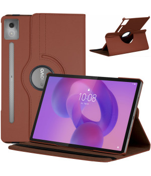 Поворотный чехол для Lenovo Idea Tab Pro 12.7" TB373FU / Xiaoxin Pad Pro 2025 Brown