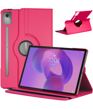 Поворотный чехол для Lenovo Idea Tab Pro 12.7" TB373FU / Xiaoxin Pad Pro 2025 Hotpink
