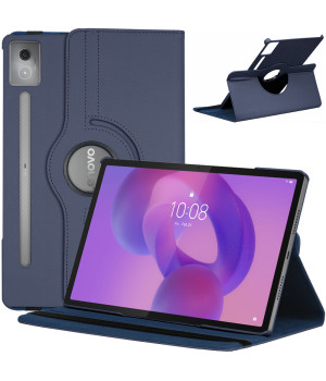 Поворотный чехол для Lenovo Idea Tab Pro 12.7" TB373FU / Xiaoxin Pad Pro 2025 Navy Blue