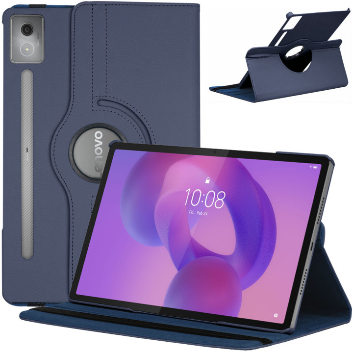 Поворотний чохол для Lenovo Idea Tab Pro 12.7" TB373FU / Xiaoxin Pad Pro 2025 Navy Blue