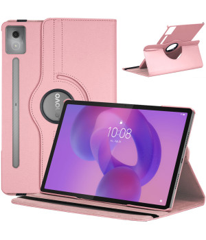 Поворотный чехол для Lenovo Idea Tab Pro 12.7" TB373FU / Xiaoxin Pad Pro 2025 Pink