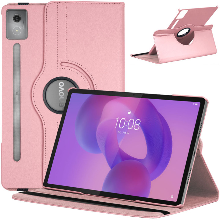 Поворотний чохол для Lenovo Idea Tab Pro 12.7" TB373FU / Xiaoxin Pad Pro 2025 Pink