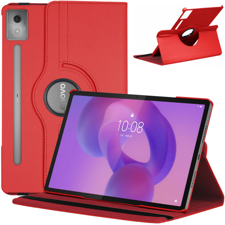 Поворотний чохол для Lenovo Idea Tab Pro 12.7" TB373FU / Xiaoxin Pad Pro 2025 Red