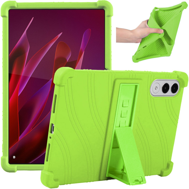 Силіконовий чохол з підставкою для Lenovo Yoga Tab (2025) TB710FU / Xiaoxin Pad Pro GT 11.1" Green