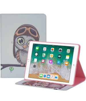 Чехол Galeo Classy Printed Stand для Apple iPad 9.7 2017 / 2018 Aviator Owl