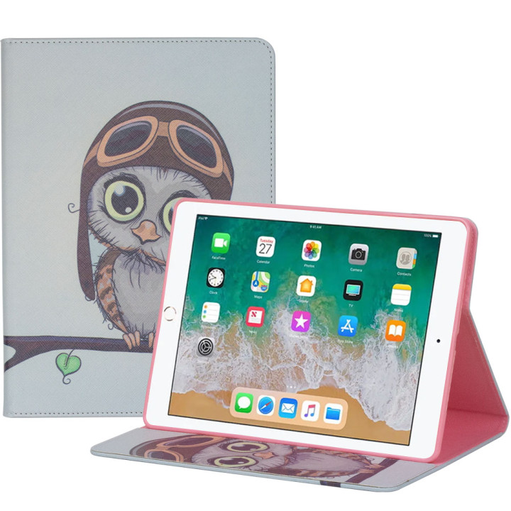 Чохол Galeo Classy Printed Stand для Apple iPad 9.7 2017 / 2018 Aviator Owl