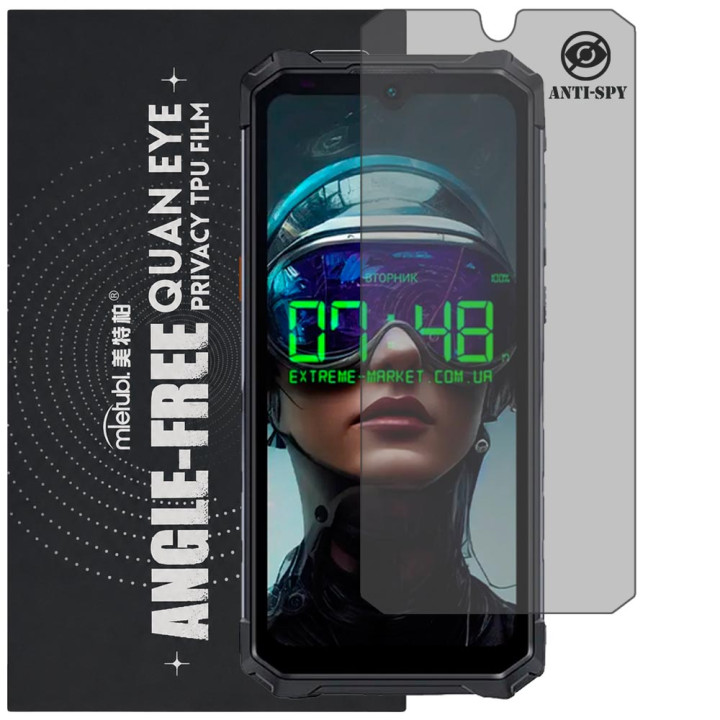 Гідрогелева плівка антишпигун Mietubl Quantum Eye Privacy TPU Film для Hotwav Cyber 13