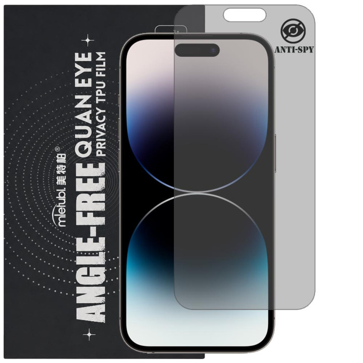 Гидрогелевая пленка антишпион Mietubl Quantum Eye Privacy TPU Film для iPhone 14 Pro