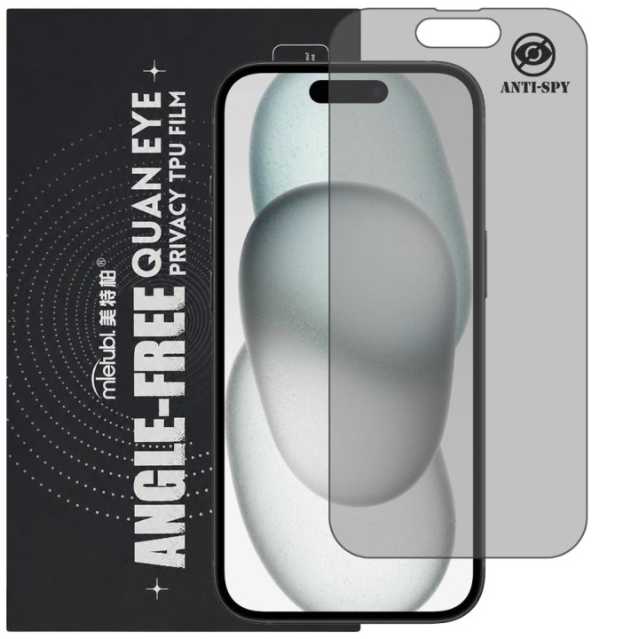 Гідрогелева плівка антишпигун Mietubl Quantum Eye Privacy TPU Film для iPhone 15 Plus