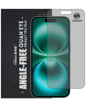 Гидрогелевая пленка антишпион Mietubl Quantum Eye Privacy TPU Film для iPhone 16 Plus