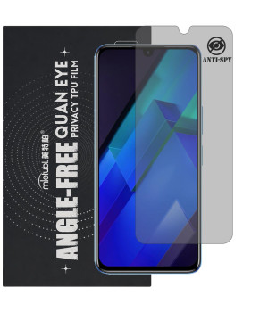 Гидрогелевая пленка антишпион Mietubl Quantum Eye Privacy TPU Film для Infinix Note 12