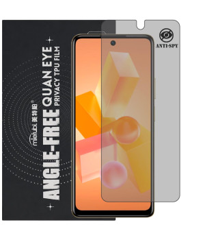 Гидрогелевая пленка антишпион Mietubl Quantum Eye Privacy TPU Film для Infinix HOT 40 Pro