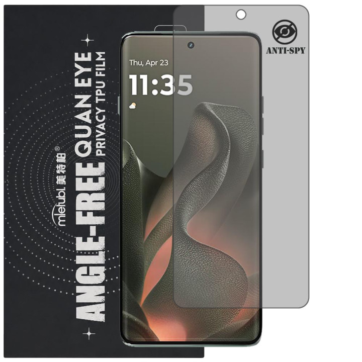 Гидрогелевая пленка антишпион Mietubl Quantum Eye Privacy TPU Film для Motorola Edge 2025