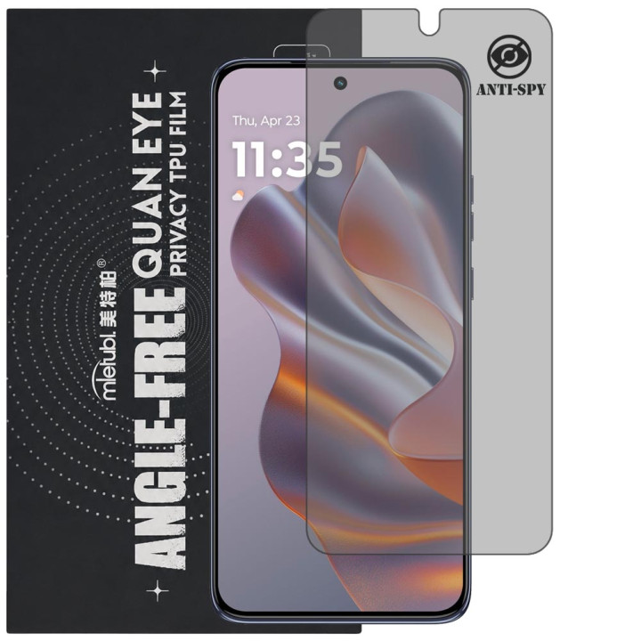 Гидрогелевая пленка антишпион Mietubl Quantum Eye Privacy TPU Film для Motorola Edge 50 Neo