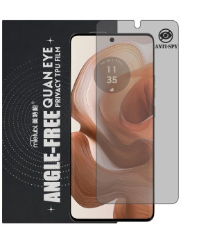Гидрогелевая пленка антишпион Mietubl Quantum Eye Privacy TPU Film для Motorola Edge 50 Ultra