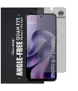 Гідрогелева плівка антишпигун Mietubl Quantum Eye Privacy TPU Film для Motorola Moto G17 Power