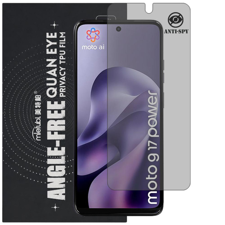 Гідрогелева плівка антишпигун Mietubl Quantum Eye Privacy TPU Film для Motorola Moto G17 Power