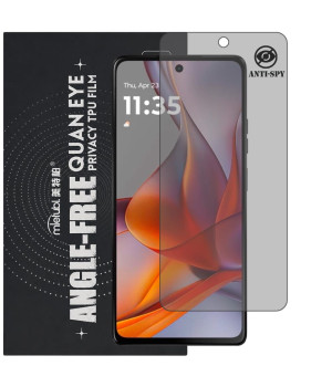 Гидрогелевая пленка антишпион Mietubl Quantum Eye Privacy TPU Film для Motorola Moto G75