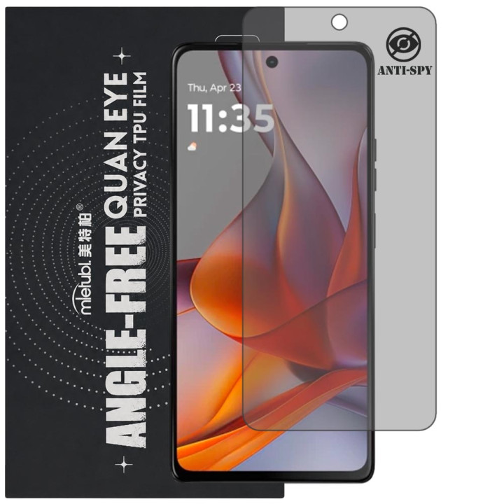 Гідрогелева плівка антишпигун Mietubl Quantum Eye Privacy TPU Film для Motorola Moto G75