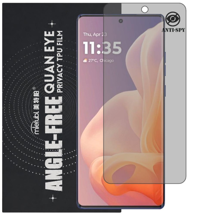 Гідрогелева плівка антишпигун Mietubl Quantum Eye Privacy TPU Film для Motorola Moto G85