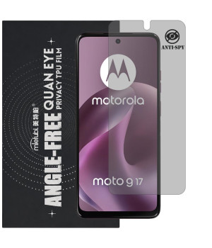 Гидрогелевая пленка антишпион Mietubl Quantum Eye Privacy TPU Film для Motorola Moto G17