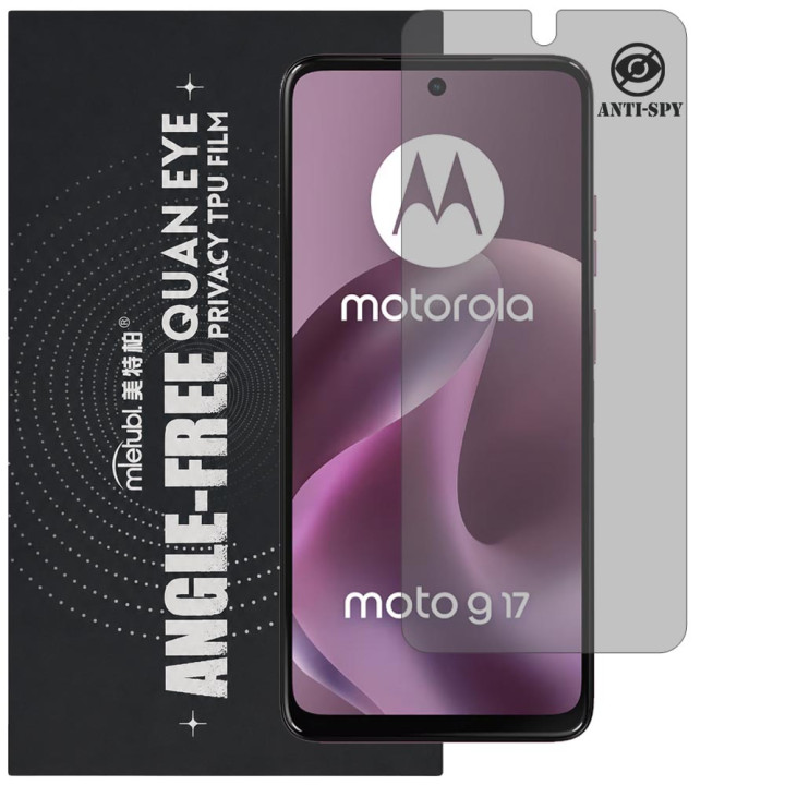 Гідрогелева плівка антишпигун Mietubl Quantum Eye Privacy TPU Film для Motorola Moto G17