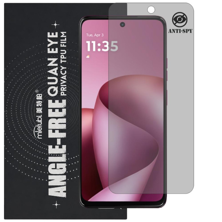 Гідрогелева плівка антишпигун Mietubl Quantum Eye Privacy TPU Film для Motorola Moto G47