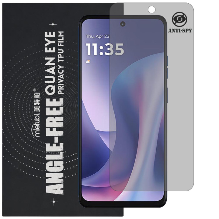 Гідрогелева плівка антишпигун Mietubl Quantum Eye Privacy TPU Film для Motorola Moto G57