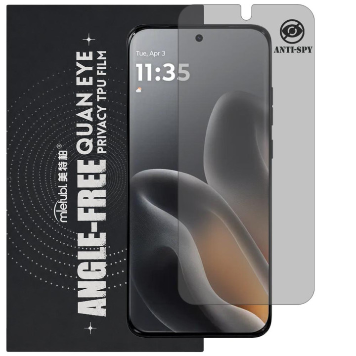 Гідрогелева плівка антишпигун Mietubl Quantum Eye Privacy TPU Film для Motorola Moto G87