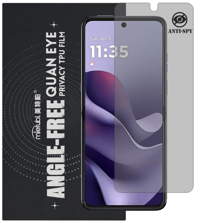 Гідрогелева плівка антишпигун Mietubl Quantum Eye Privacy TPU Film для Motorola Razr 70 Ultra