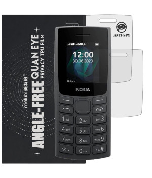 Гидрогелевая пленка антишпион Mietubl Quantum Eye Privacy TPU Film для Nokia 105 (2023)
