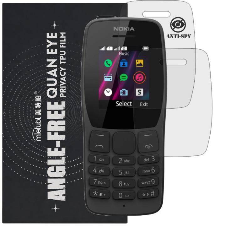Гідрогелева плівка антишпигун Mietubl Quantum Eye Privacy TPU Film для Nokia 110 (2019)