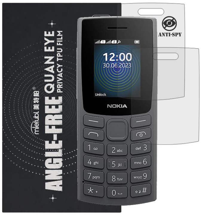 Гідрогелева плівка антишпигун Mietubl Quantum Eye Privacy TPU Film для Nokia 110 (2023)