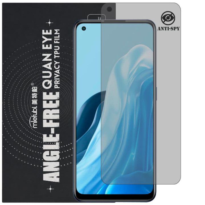 Гидрогелевая пленка антишпион Mietubl Quantum Eye Privacy TPU Film для OPPO Reno7 5G