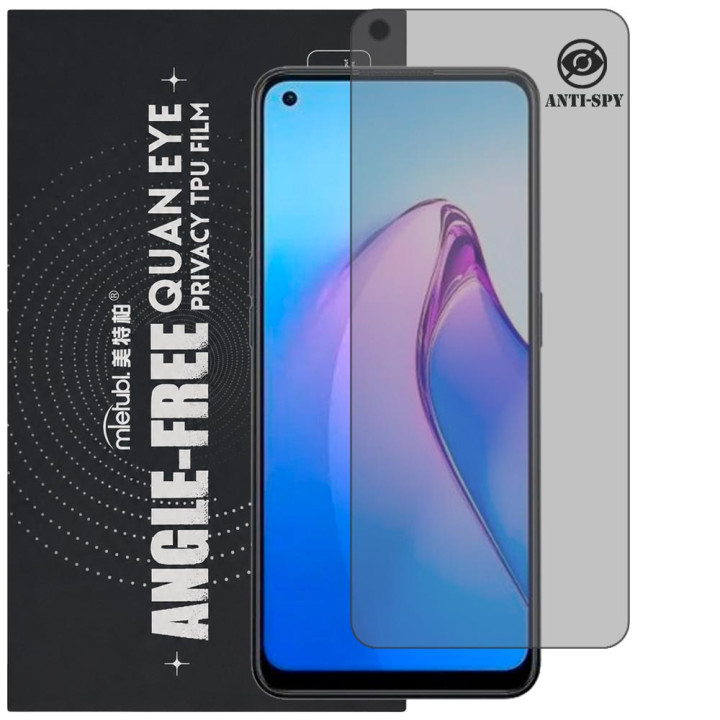 Гидрогелевая пленка антишпион Mietubl Quantum Eye Privacy TPU Film для OPPO Reno8 5G
