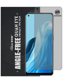 Гидрогелевая пленка антишпион Mietubl Quantum Eye Privacy TPU Film для OPPO Reno8 Lite