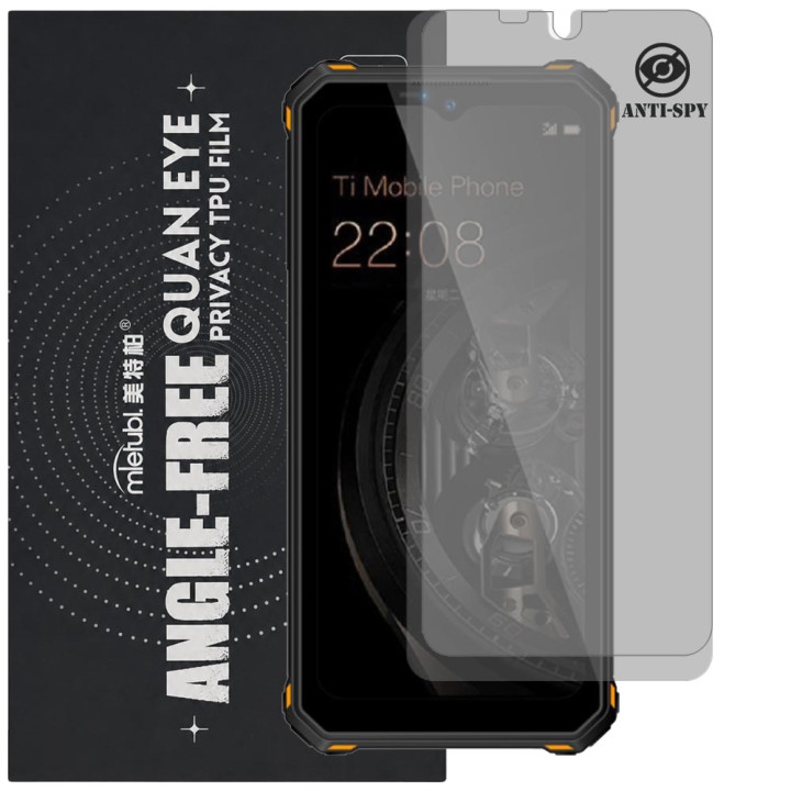 Гидрогелевая пленка антишпион Mietubl Quantum Eye Privacy TPU Film для Oukitel WP15
