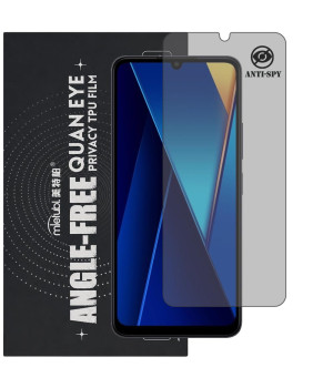 Гидрогелевая пленка антишпион Mietubl Quantum Eye Privacy TPU Film для POCO C65