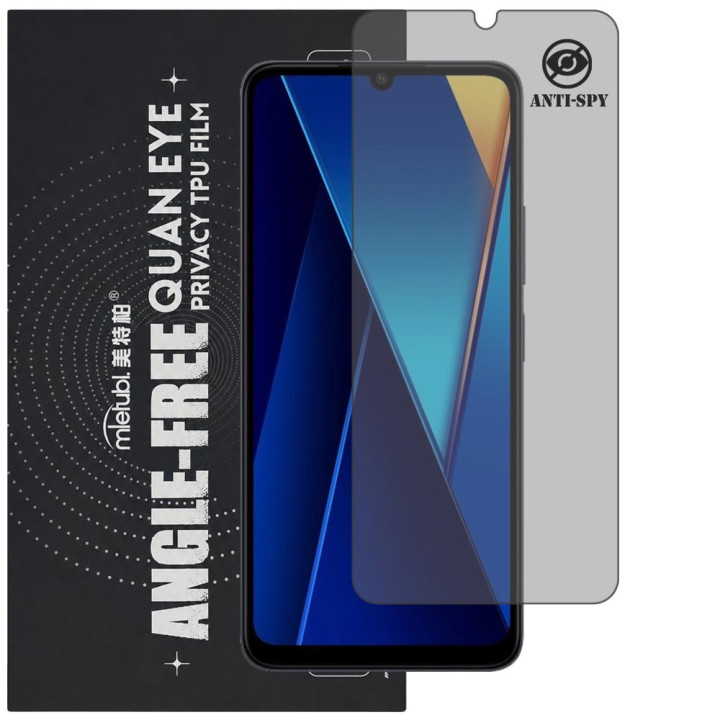 Гідрогелева плівка антишпигун Mietubl Quantum Eye Privacy TPU Film для POCO C65
