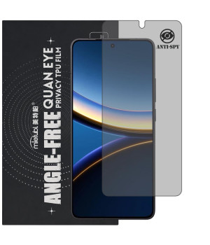 Гидрогелевая пленка антишпион Mietubl Quantum Eye Privacy TPU Film для POCO F7 Pro