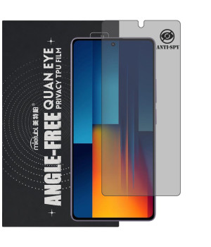 Гидрогелевая пленка антишпион Mietubl Quantum Eye Privacy TPU Film для POCO M6 Pro