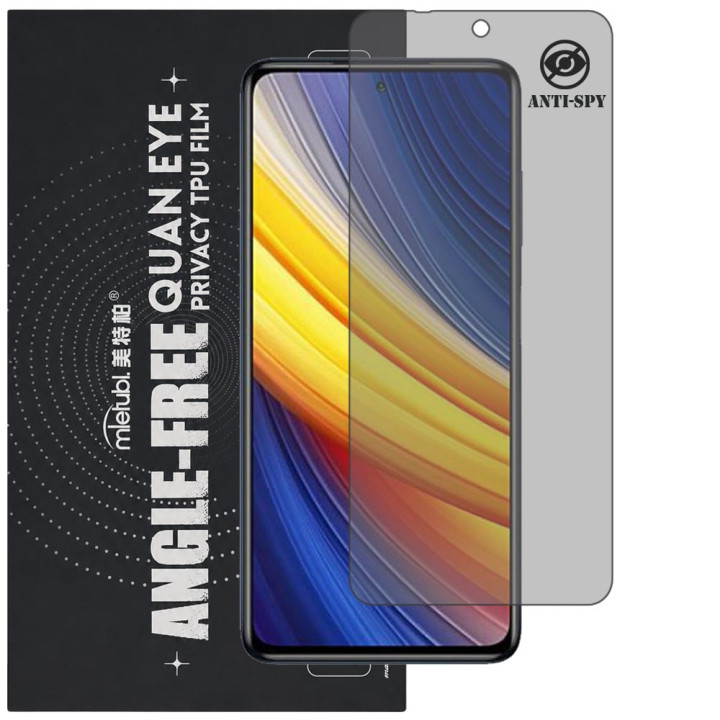 Гідрогелева плівка антишпигун Mietubl Quantum Eye Privacy TPU Film для POCO X3 Pro