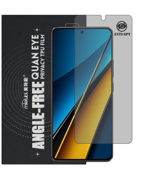 Гидрогелевая пленка антишпион Mietubl Quantum Eye Privacy TPU Film для POCO X6