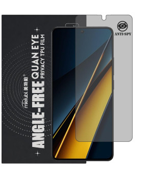 Гидрогелевая пленка антишпион Mietubl Quantum Eye Privacy TPU Film для POCO X6 Pro
