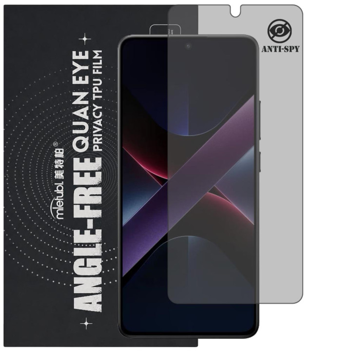 Гідрогелева плівка антишпигун Mietubl Quantum Eye Privacy TPU Film для POCO X7 Pro