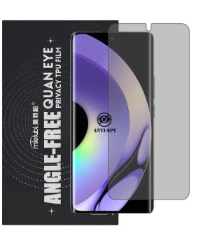Гидрогелевая пленка антишпион Mietubl Quantum Eye Privacy TPU Film для realme 10 Pro+
