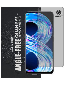 Гидрогелевая пленка антишпион Mietubl Quantum Eye Privacy TPU Film для realme 8