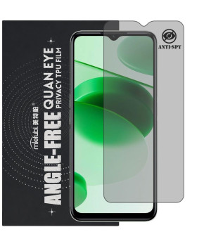 Гидрогелевая пленка антишпион Mietubl Quantum Eye Privacy TPU Film для realme C35