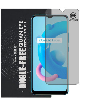 Гидрогелевая пленка антишпион Mietubl Quantum Eye Privacy TPU Film для realme C11 2021