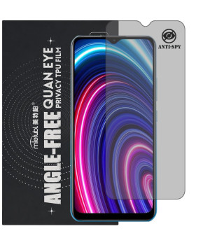 Гидрогелевая пленка антишпион Mietubl Quantum Eye Privacy TPU Film для realme C25Y